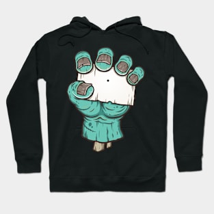 zombie hand cartoon Hoodie